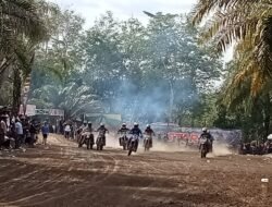 Polres Musi Rawas Kawal Pengamanan Kompetisi Grass Track Open se-Kabupaten Musi Rawas