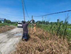 Kabel Listrik di RT 17 Jalan Nusantara Nawaripi Membahayakan Warga