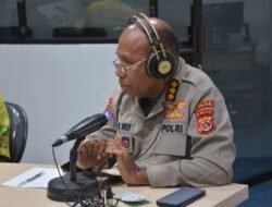 Dialog Interaktif Bahas “Polda Papua Siap mewujudkan Kamtibmas di Tahun 2025” Di Stasiun LPP RRI Jayapura