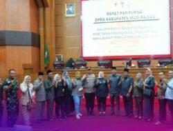 DPRD Musi Rawas Paripurnakan Penetapan Calon Bupati dan Wakil Bupati Terpilih 2024-2030