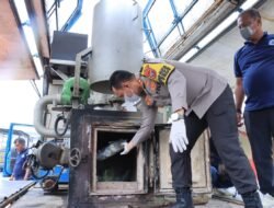 Satnarkoba Polres Asahan Musnahkan Barang Bukti Narkotika Dalam Jumlah Yang Fantastis