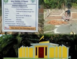 Pembangunan Gedung Sanggar Seni Desa Pangkalan Pinang Menggunakan Dana Desa Tahun 2024, Diduga Digelembungkan.