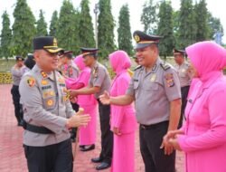 58 Orang Personil Polres Aceh Tamiang Naik Pangkat