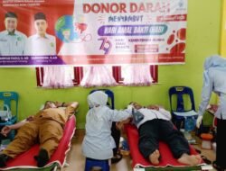 Meriahkan HAB Ke 79, Kemenag Aceh Tamiang Gelar Donor Darah