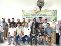 Sugiono SH Resmi Pimpin HKTI Aceh Tamiang Periode 2025 – 2030