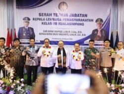 Asisten 1 Setdakab Hadiri Sertijab Kalapas Kelas IIB Kualasimpang