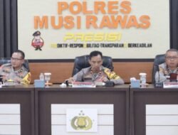 Dukung Program Presiden RI, Polres Musi Rawas Ikuti Arahan Kapolda Sumatera Selatan