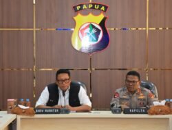 SIARAN PERS TENTANG  Kadiv Hubinter Polri Laksanakan Courtesy Call di Polda Papua