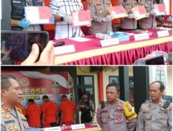 Press Release Polres Bartim Awal Tahun 2025, Berhasil Amankan Kasus Narkoba , dan Pencurian Laptop