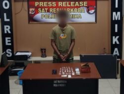 Satres Narkoba Polres Mimika, Tangkap Seorang Pengedar Narkoba,