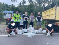 Kanit Resmob Polresta Tidore Ipda Ahmad Turun Langsung Dalam Penangkapan 420 Kantong Cap Tikus.