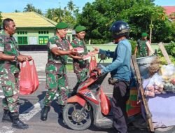 Danramil 1505-05 Sofifi Mayor Inf Andi Purwanto Melaksanakan Kegiatan Jumat Berkah