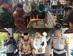 TNI dan POLRI Bersinergi Dalam Pengamanan Kunjungan Menteri Pendidikan Dasar dan Menengah.