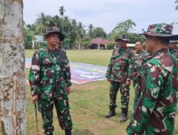 Dandim 0111/ Bireuen Tinjau Kesiapan Pembukaan TMMD Ke-123