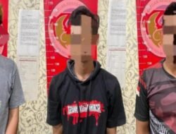 AKIBAT MELAKUKAN TRANSAKSI SABU-SABU : TIGA OKNUM KARYAWAN PERUSAHAAN SAWIT DIBEKUK POLISI