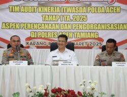 Kapolres Aceh Tamiang Sambut Kunker Tim Audit Kinerja Tahap I Itwasda Polda Aceh