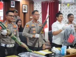 Polres Kotawaringin Barat Amankan Terduga Pelaku Pengrusakan Kantor Desa Dan Penganiayaan