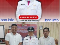 Atas Nama Bupati Bengkalis Camat Rupat Lantik Ahadun.S.Pd.SD.Sebagai Penjabat Kepala Desa Makeruh