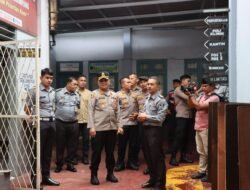 Pastikan Sistem Pengamanan Optimal, Kapolres Aceh Tamiang Tinjau Lapas Kelas II B Kuala Simpang