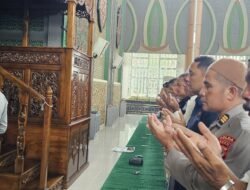 Polda Aceh Gelar Shalat Gaib untuk Personel Yang Gugur Dalam Tugas di Way Kanan