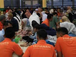 Lapas Kelas IIA Pematangsiantar Gelar Buka Puasa Bersama Keluarga Warga Binaan di Masjid At-Taubah