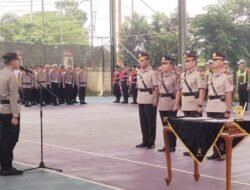 Kapolres Musi Rawas Pimpin Sertijab , AKP Fery Firdayanto Jabat Kabag Log dan AKP Zulkifli Jabat Kasat Intelkam