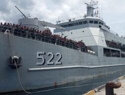 SATGAS OPS PAMTAS RI-PNG MOBILE YONIF 732/BANAU BERANGKAT LATIHAN PRATUGAS ke SITULEMBANG.
