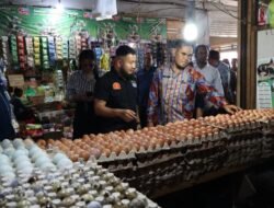 Wakil Bupati Bartim Pastikan Kebutuhan Pokok Menjelang Lebaran di Pasar Toemenggoeng Tamiang Layang, Tetap Stabil