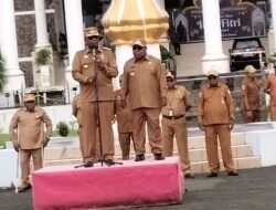 Bupati Jhon Rettob Bersama Wakil Bupati Emanuel Kemong Pimpin Apel Perdana, dengan Pesan Tinggalkan MASA LALU.