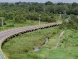 Pengguna Jalan Keluhkan Kondisi Jembatan Layang Kotawaringin Saat Ini.