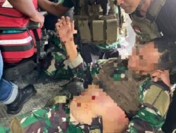 Sertu Haris Syafii, yang Bertugas di Pos TK Titigi, Mengalami Luka Tembak