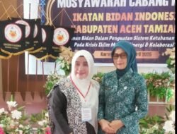 Sadariah, Amd, Keb. SKM Kembali Pimpin IBI Aceh Tamiang Periode 2025 – 2028