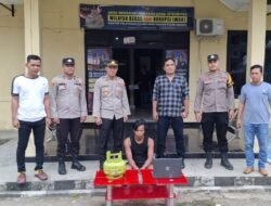 Polsek Muara Kelingi Polres Musi Rawas Tangkap Pencuri Laptop dan Tabung Gas LPG