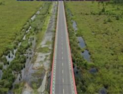 Jembatan Tumbang Nusa Tahap Perbaikan, Lalulintas Kalimantan Tengah – Kalimantan Selatan Buka Tutup