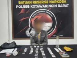Polres Kotawaringin Barat, Bekuk Wanita Muda Pengedar Sabu di Kumai