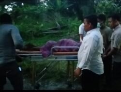 Temu Mayat Mr. X di Dusun III Desa Petatal, Setelah Olah TKP Polsek Labuhan Ruku, Tidak ada Kekerasan Ditemukan