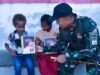 TNI Hadir Untuk Anak Negeri, Bagikan Susu demi Gizi Sehat