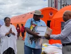 Mendukung Pemerintah PT. Freeport Indonesia Salurkan 2,3 ton Sembako Untuk Korban Banjir dan Longsor di Jayawijaya