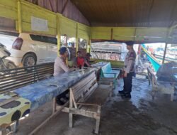 Sat Polairud Polres Lhokseumawe Patroli Di Kawasan TPI Pesisir Pantai untuk Cegah Premanisme