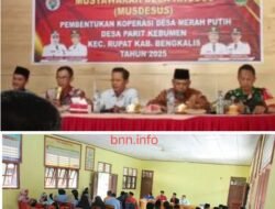 Pemdes Parit Kebumen Gelar Musyawarah Desa Khusus Musdesus Pembentukan Koperasi Merah Putih