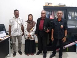 Jakob Pattikawa Sekretaris Kampung Iwaka Kordinasi ke Kantor Balai Pelaksana Penyediaan Perumahan Wilayah Papua I di Jayapura