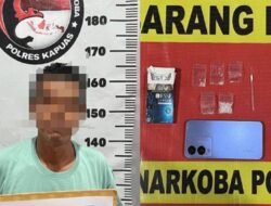 Simpan Sabu Dalam Kotak Rokok, Pria ini Ditangkap Satresnarkoba Polres Kapuas