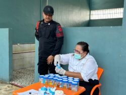 Lembaga Pemasyarakatan Kelas IIA Labuhan Ruku Gelar Tes Urine dan Razia, Tidak Ditemukan Indikasi Pelanggaran