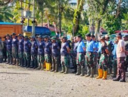 SATGAS TMMD GELAR APEL PAGI SEBELUM MULAI AKTIVITAS PEKERJAAN