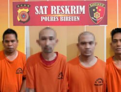 Ungkap Kasus Curanmor, Polres Bireuen Tangkap 4 Pelaku