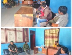 Babinpotdirga Lanud YKU, jalin Komsos Dengan Tukang Ojek yang Berada di Wilayah Binaannya