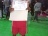 Kornelius Putra Suku Kamoro dari Nawaripi Pemenang Tinju Amatir Bupati Cup Tingkat Kabupaten.