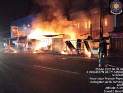 Kebakaran Ruko Di Tualang Cut Renggut Korban Enam Jiwa