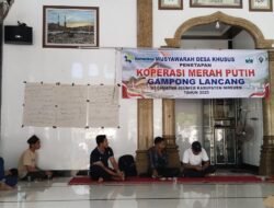 Gampong Lancang Bentuk Koperasi Merah Putih Tindaklanjuti Intruksi Presiden.