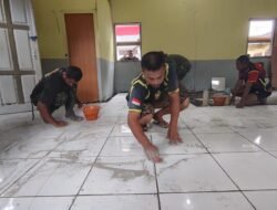 Rehabilitasi Gereja Katolik St. Paulus Capai 75 Persen dalam Program TMMD Kodim 1710/Mimika